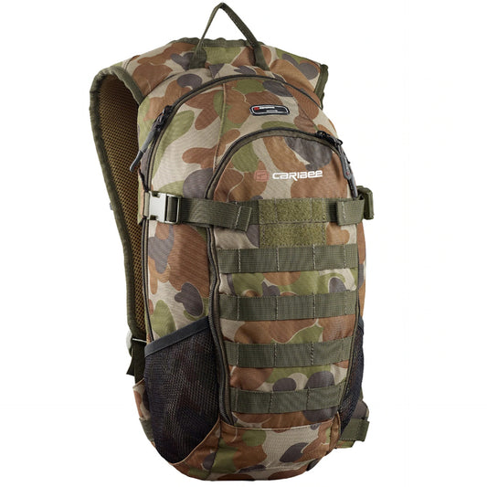 The Patriot is a compact and slim line sports backpack ready for outdoor activities. Heavy duty military inspired construction and hydration ready this pack is up to any quick or lightweight adventure. www.defenceqstore.com.au