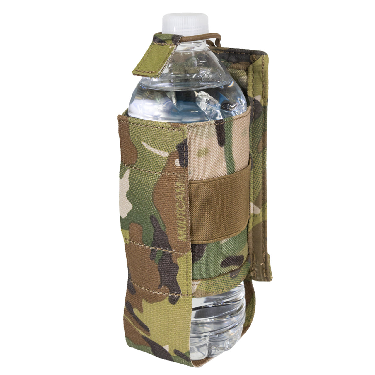 The Bottle Pouch Small is a handy belt mounted pouch to carry up to a 750ml water bottle. Also holds cans and stubbies. Constructed from 500D nylon in genuine licenced Multicam and including an elastic shock cord loop for retention, this is the perfect pouch gor keeping a drink by your side on a hot day. www.defenceqstore.com.au