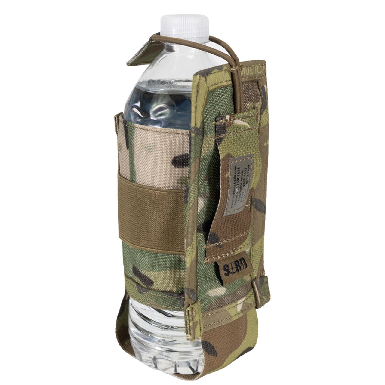 The Bottle Pouch Small is a handy belt mounted pouch to carry up to a 750ml water bottle. Also holds cans and stubbies. Constructed from 500D nylon in genuine licenced Multicam and including an elastic shock cord loop for retention, this is the perfect pouch gor keeping a drink by your side on a hot day. www.defenceqstore.com.au