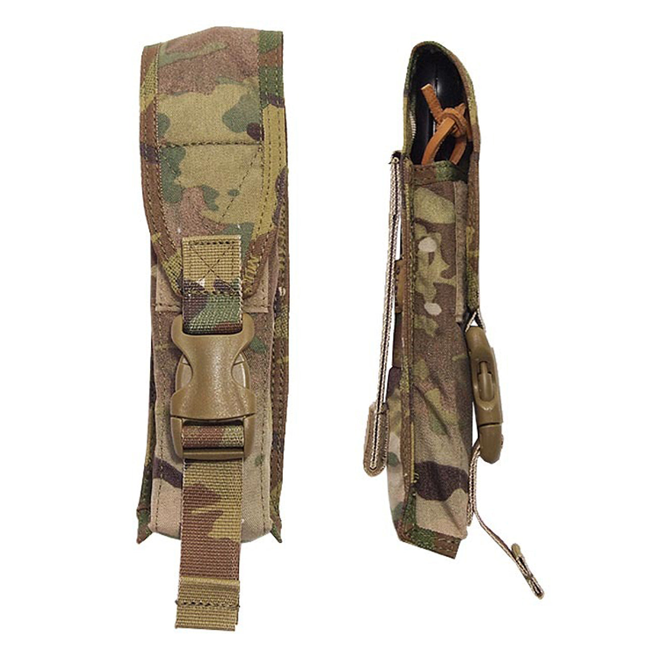 Designed to hold the Laplander saw, offering a light weight pouch with easy access and stowage using both velcro and fastex closure options on the lid.   Available in 1 of 2 Attachment methods: Standard molle/PALS or belt loop for up to 50mm webbing/duty belt  www.defenceqstore.com.au