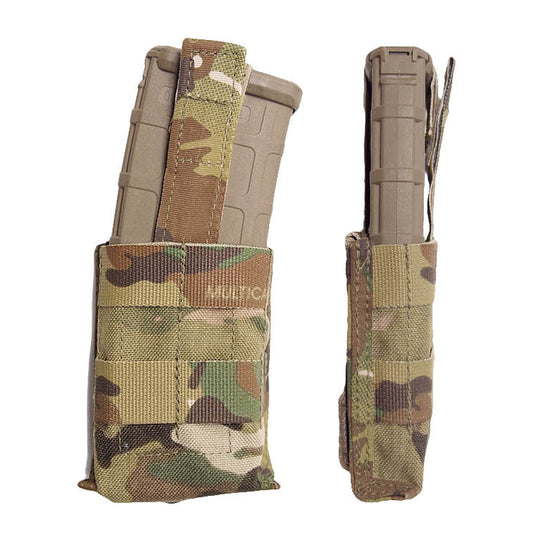 The M4 Hi-Speed pouch is designed to allow the operator rapid access to M4 magazine.The magazine is held in place by a Velcro closing strap which can be tucked away when not required. www.defenceqstore.com.au