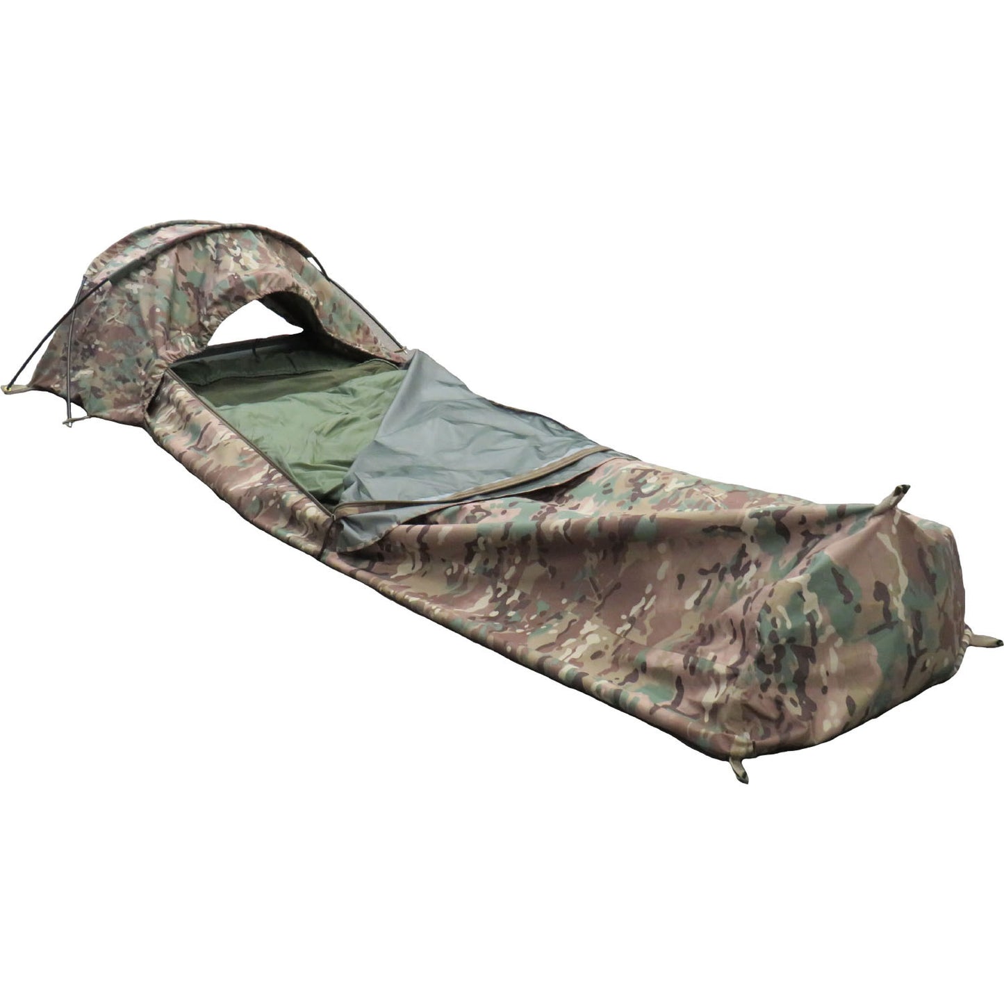 TAS MULTICAM BIVVY BAG WITH ALLOY POLES