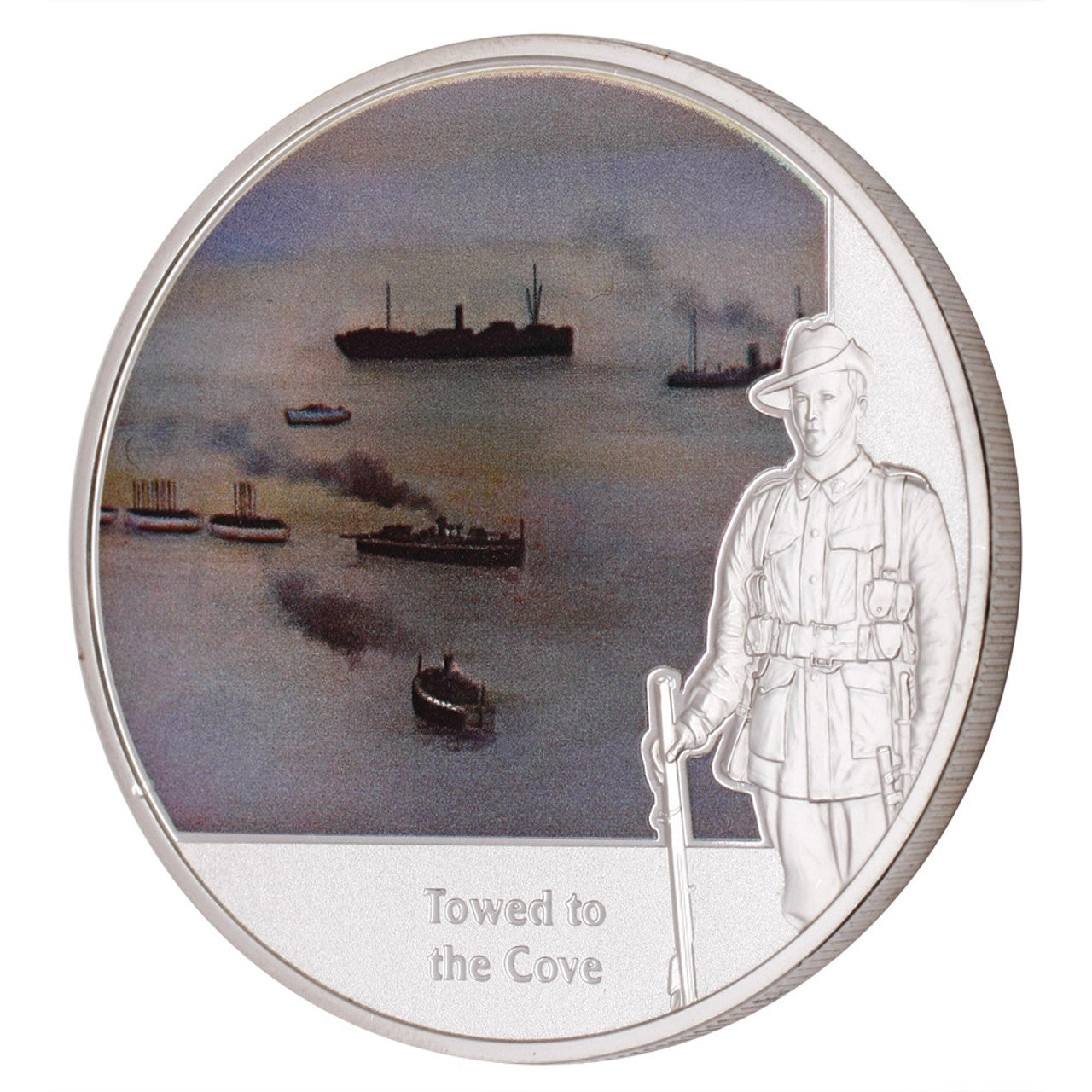 The stunning Sands of Gallipoli 2012 release The Landing Six Limited Edition Medallions Set.