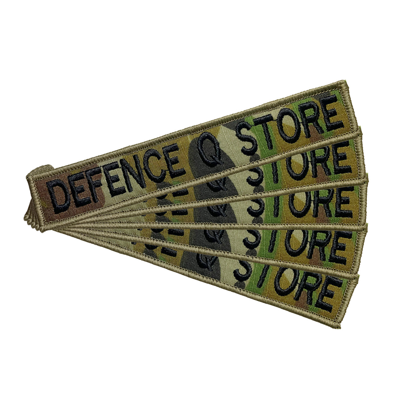 Name tag in AMC material, size is 2.5cm x 15cm, lettering is 1.5cm in height.  All embroidery is done in upper case letters only as a FYI.  These are great for cadets.  Don't forget you can even add the velcro backing and use them on your field gear or even dog vests.  Made on the Gold Coast, please support Australian made www.defenceqstore.com.au