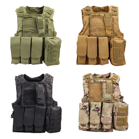 Army Tactical Vest Lightweight Loadout High quality 600D oxford material Front and back MOLLE design, x3 magazine pouch can be adopted to suit your assault style. Top tactical pouch is good for carrying small torch or multi-tool and you can attach patches. Small side pouch for carrying essential items. Adjustable waist and shoulder straps makes this a fast throw on vest. Great for Military, cadets, airsoft and other outdoor activities www.defenceqstore.com.au