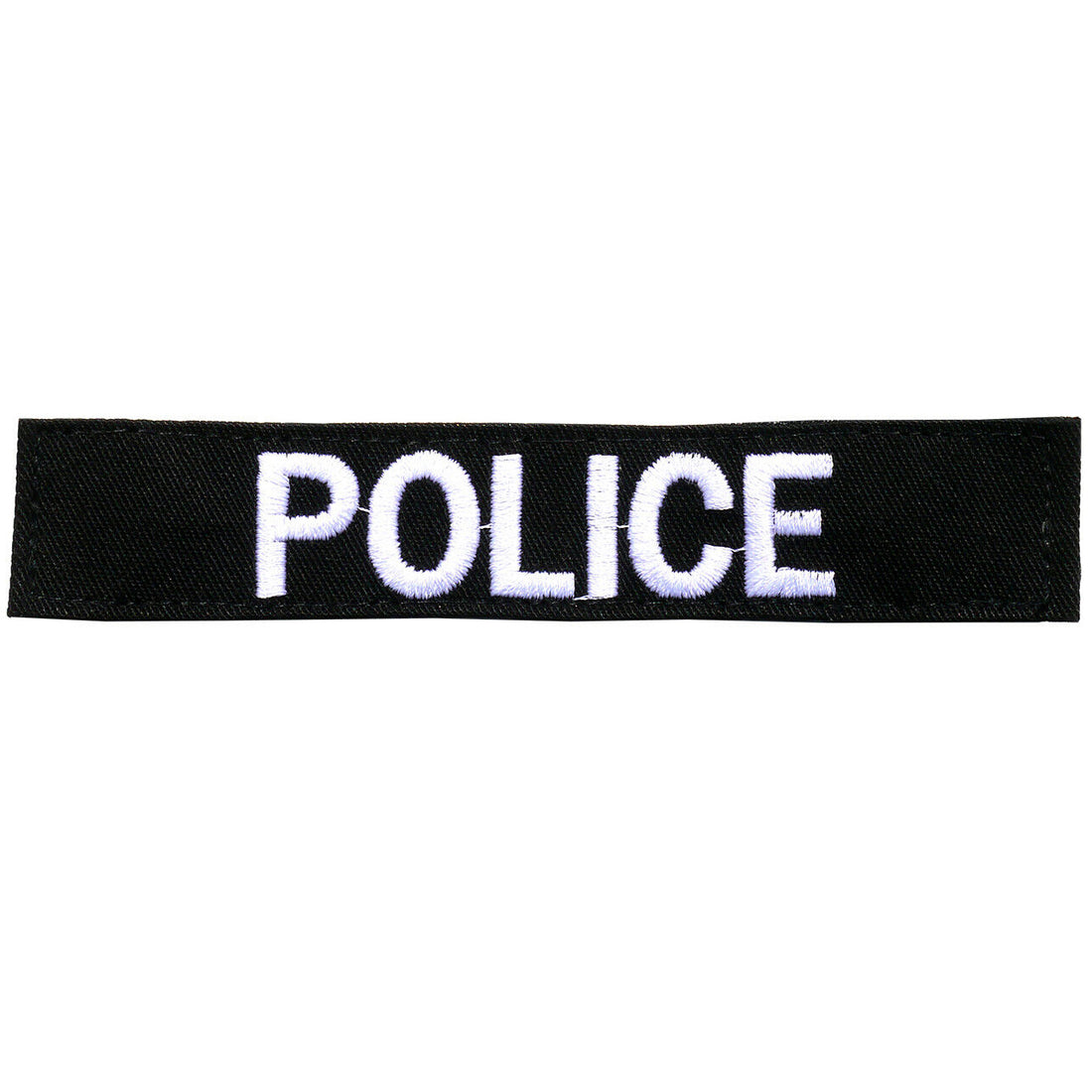 Custom Personalised Name Tag White on Black Australian Made Embroidery Defence Q Store