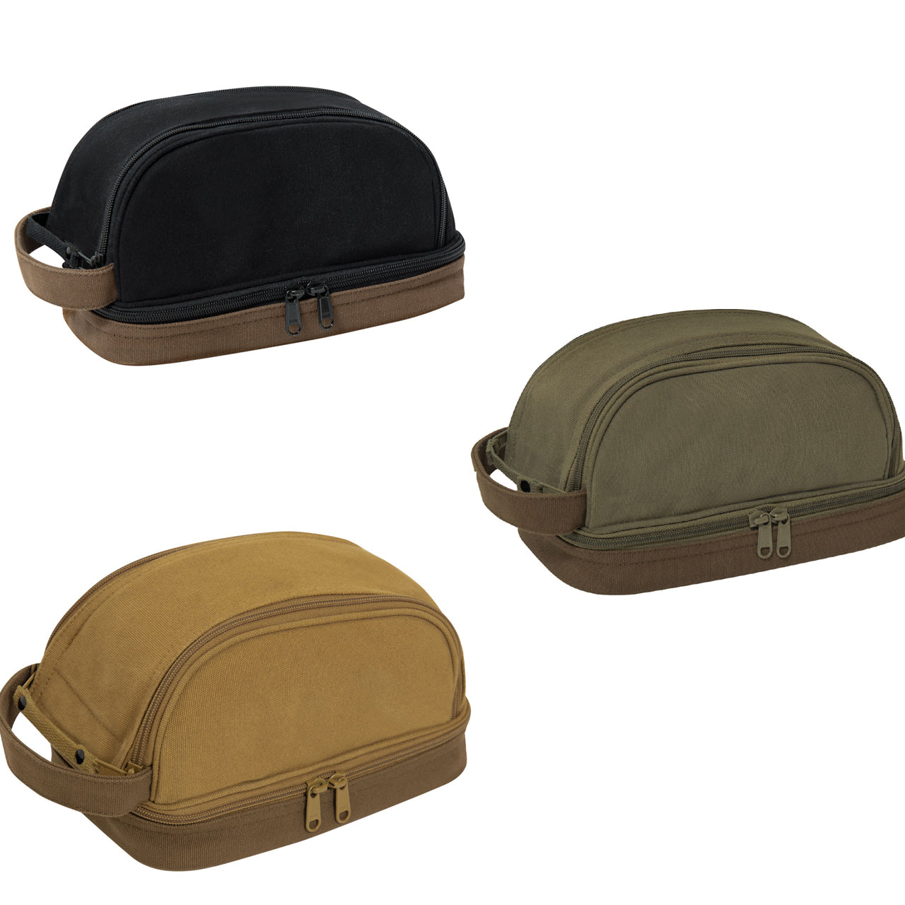 Rothco’s Deluxe Canvas Toiletry Kit Is Equipped With A Carry Handle, Multiple Compartments, And Mesh Pockets To Keep Your Travel Essentials Organized For Easy Access While On The Go. www.defenceqstore.com.au