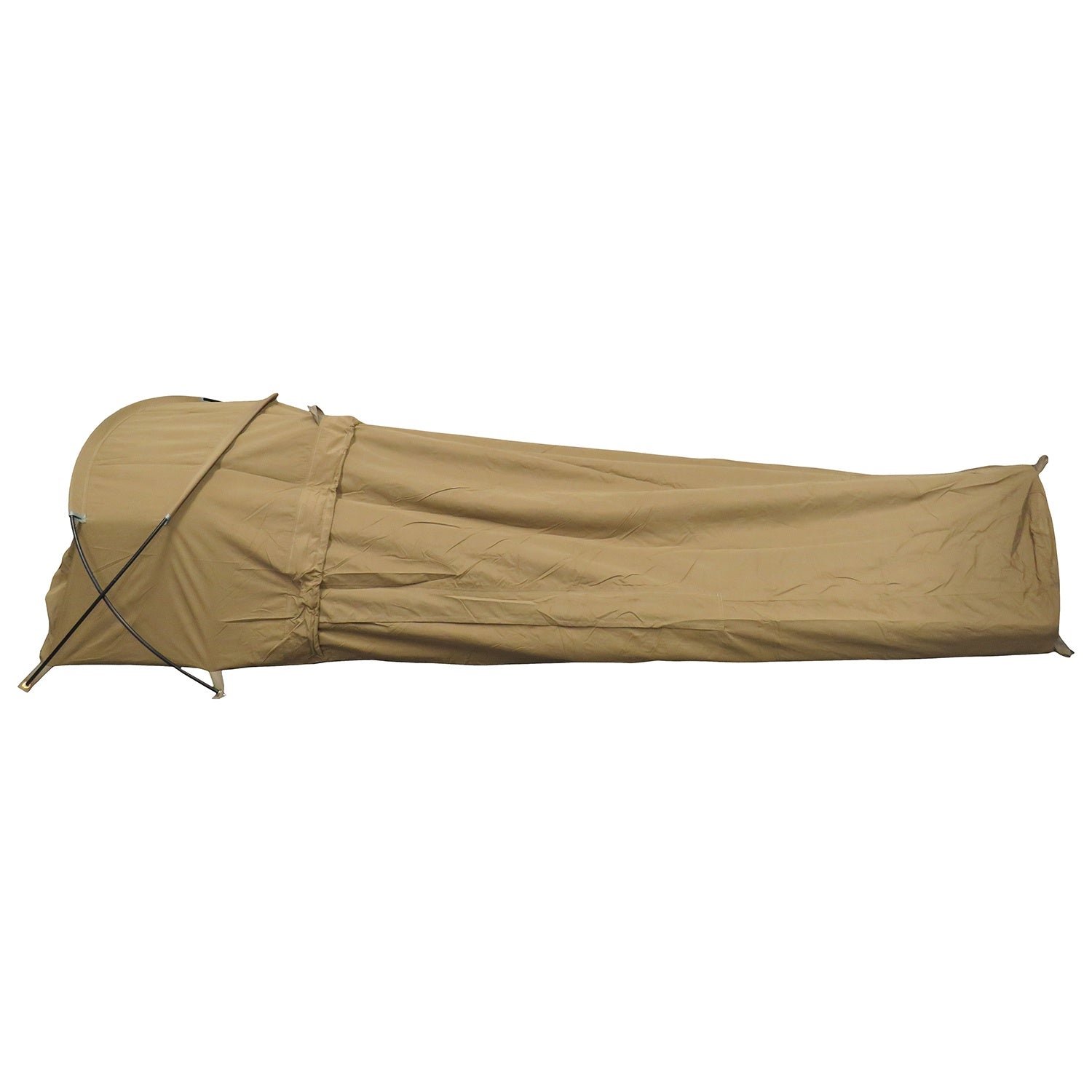 TAS Bivvy Bag With Alloy Poles Khaki