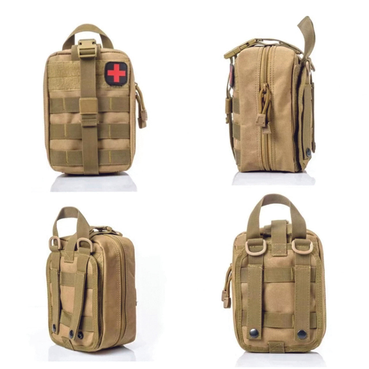 With lots of room to fit our your own Medical supplies, this medical pouch is a great product to help with your loadout. You can also fit a tourniquet pouch to the front and have all the essentials in one place. www.defenceqstore.com.au