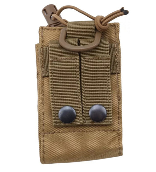 Defence Q Store MOLLE 600D Nylon Radio Pouch is the perfect add on to your field equipment.  Can also be used as a magazine pouch on vests.