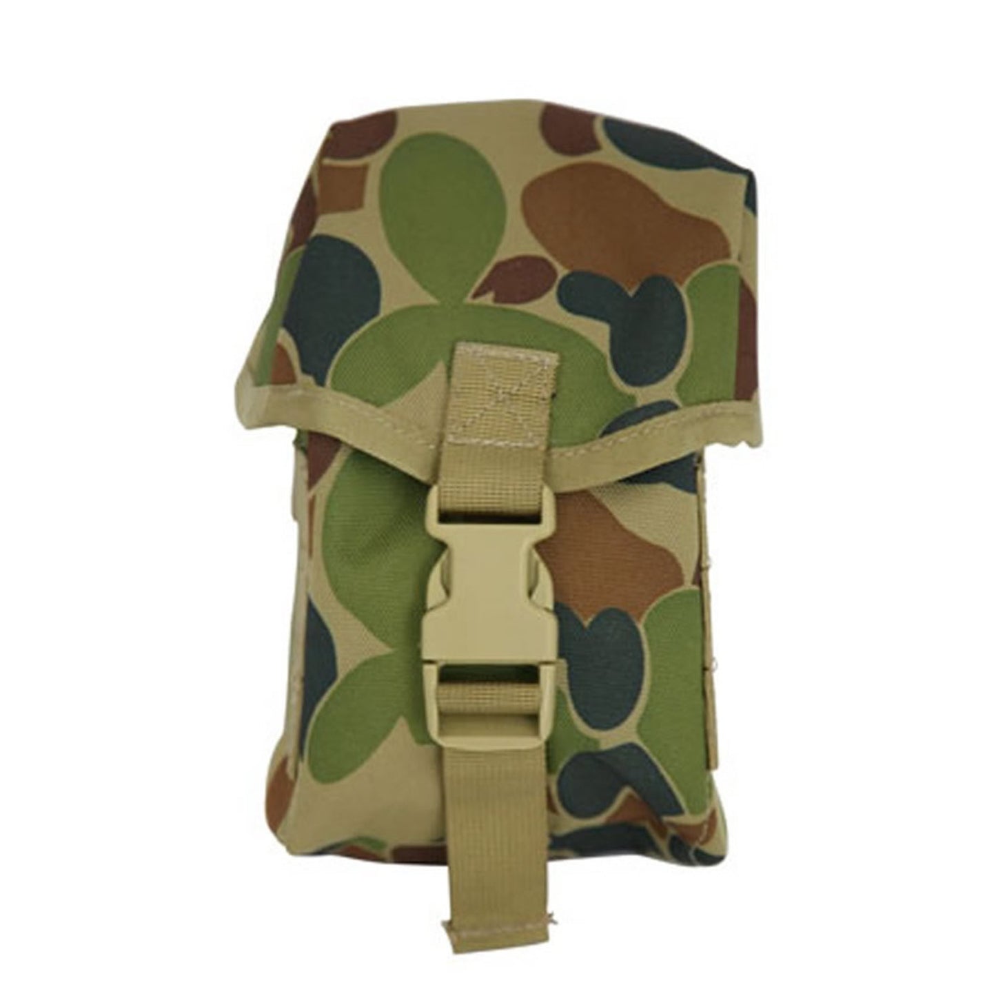 MOLLE fittings  top loading pouch  Nylon webbing  900D auscam fabric  2 coats PU fabric  Military specifications