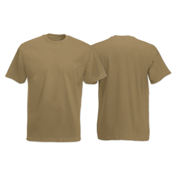 100% Cotton Undershirt  Great shirt for wearing under military clothes or also good for PT. 