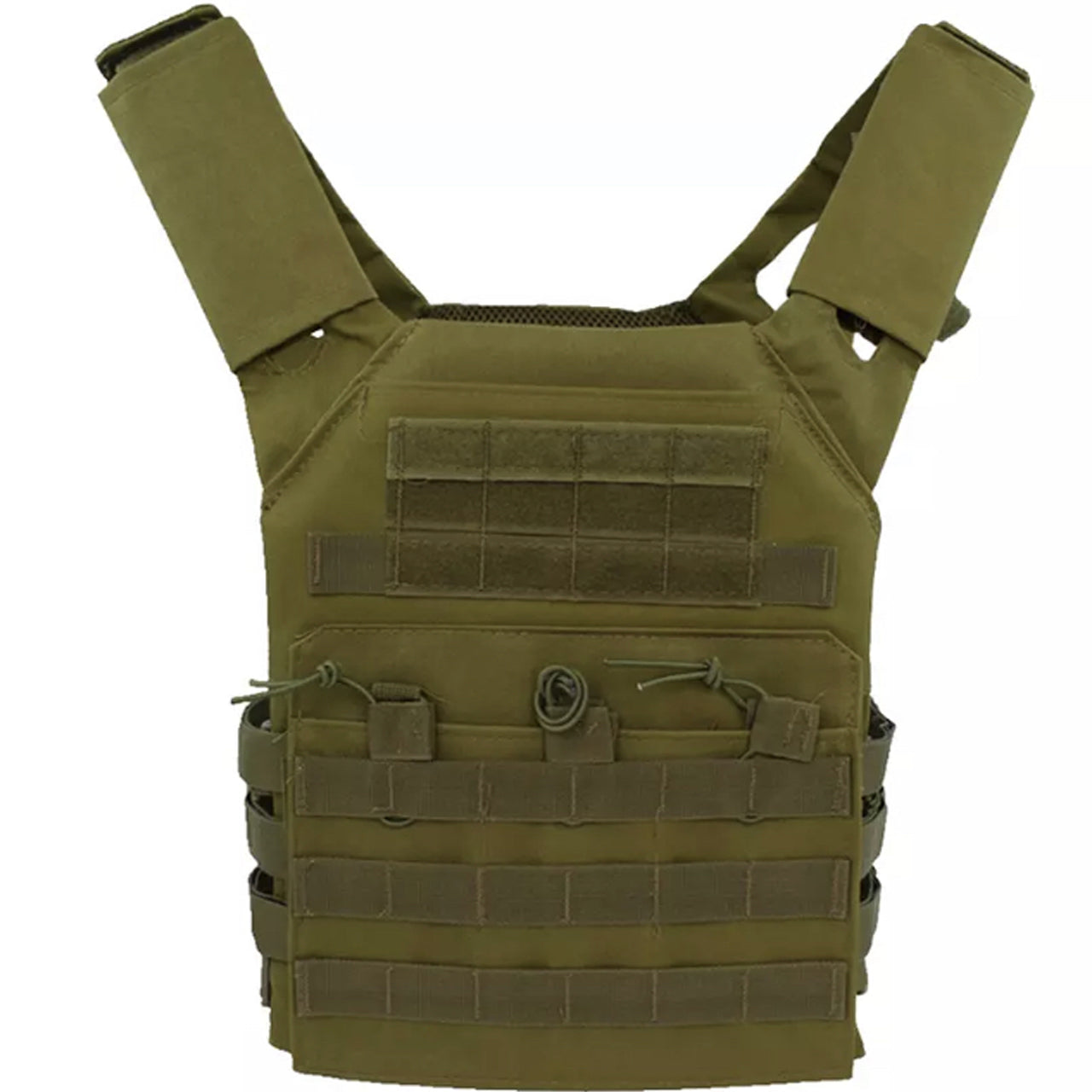 600D Oxford Body Armour PVC Coating Adjustable for most body types, shoulder and waist can be adjusted to fit your style Foam boards in both front and rear of the vest(board size is 30.5x24cm) Great for Military, cadets, airsoft and other outdoor activities www.defenceqstore.com.au